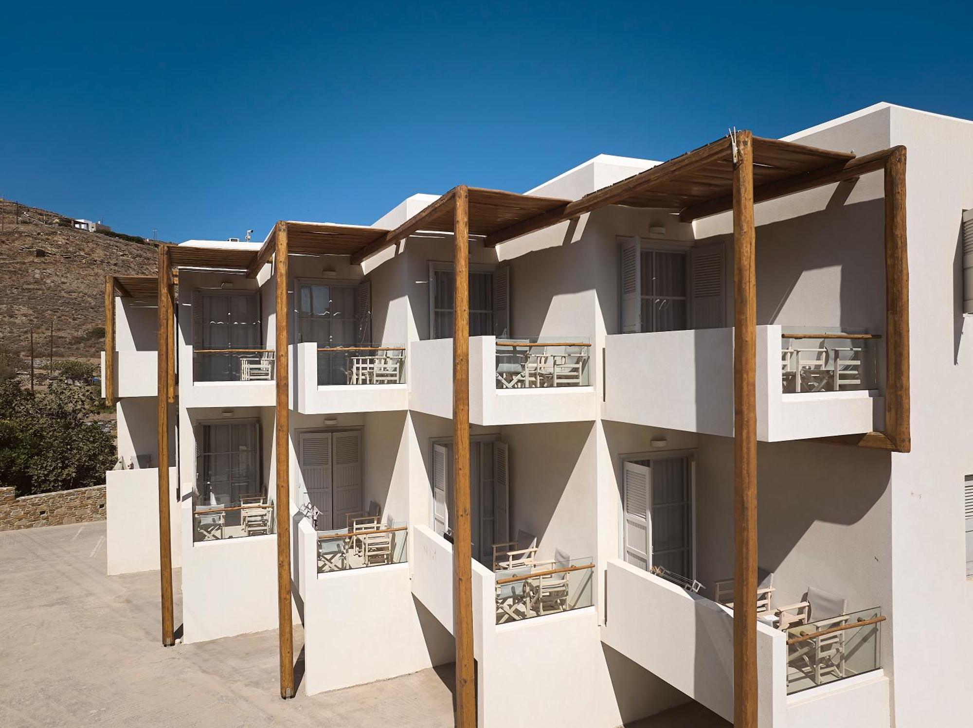 Kythnos Bay Hotel Loutrá Exterior foto