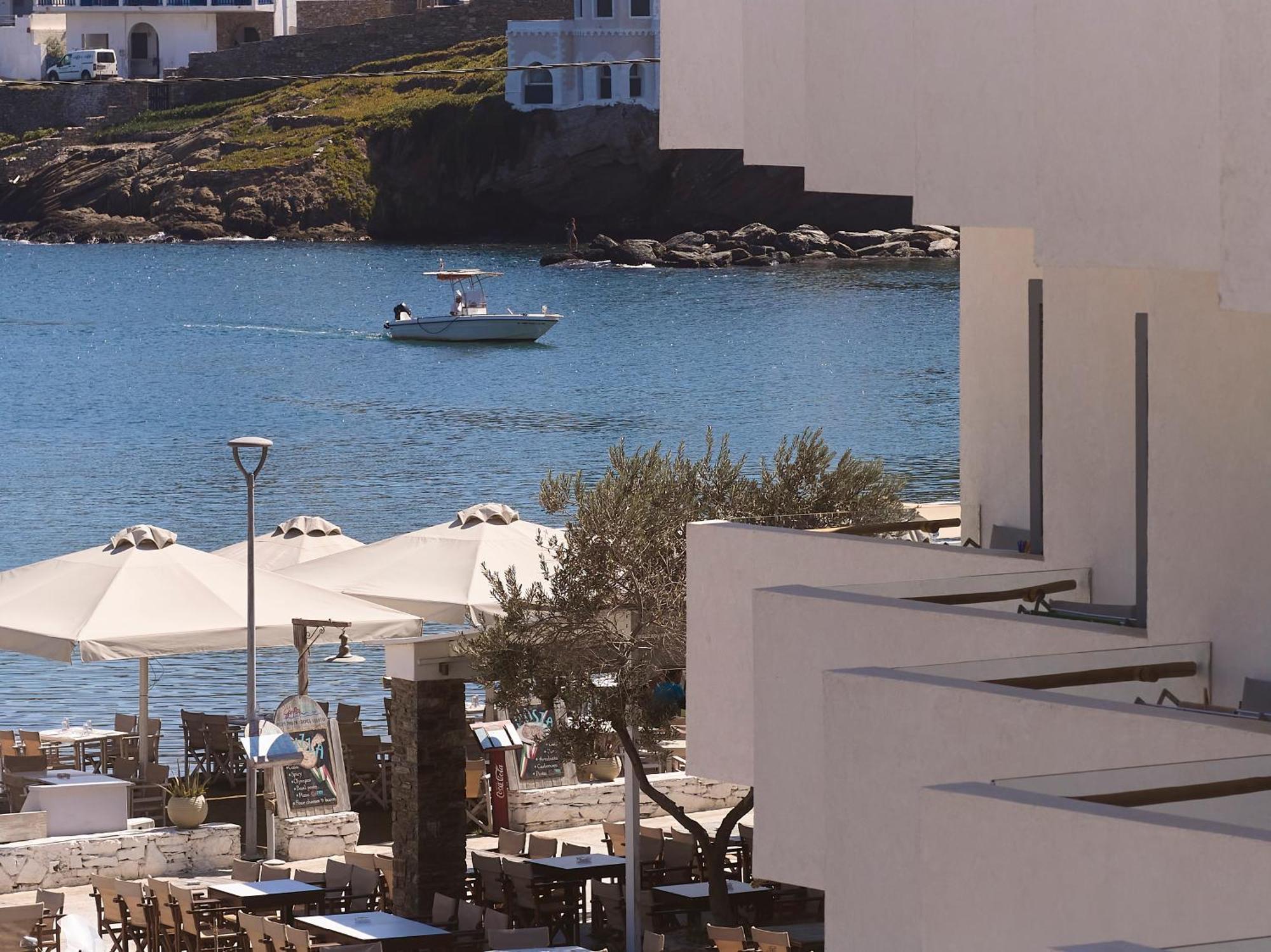 Kythnos Bay Hotel Loutrá Exterior foto